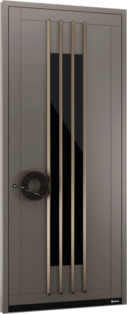 DRUTEX D-ART Line Elegance 4 — Aluminium-Design-Haustür nach Maß von Haven Exclusive